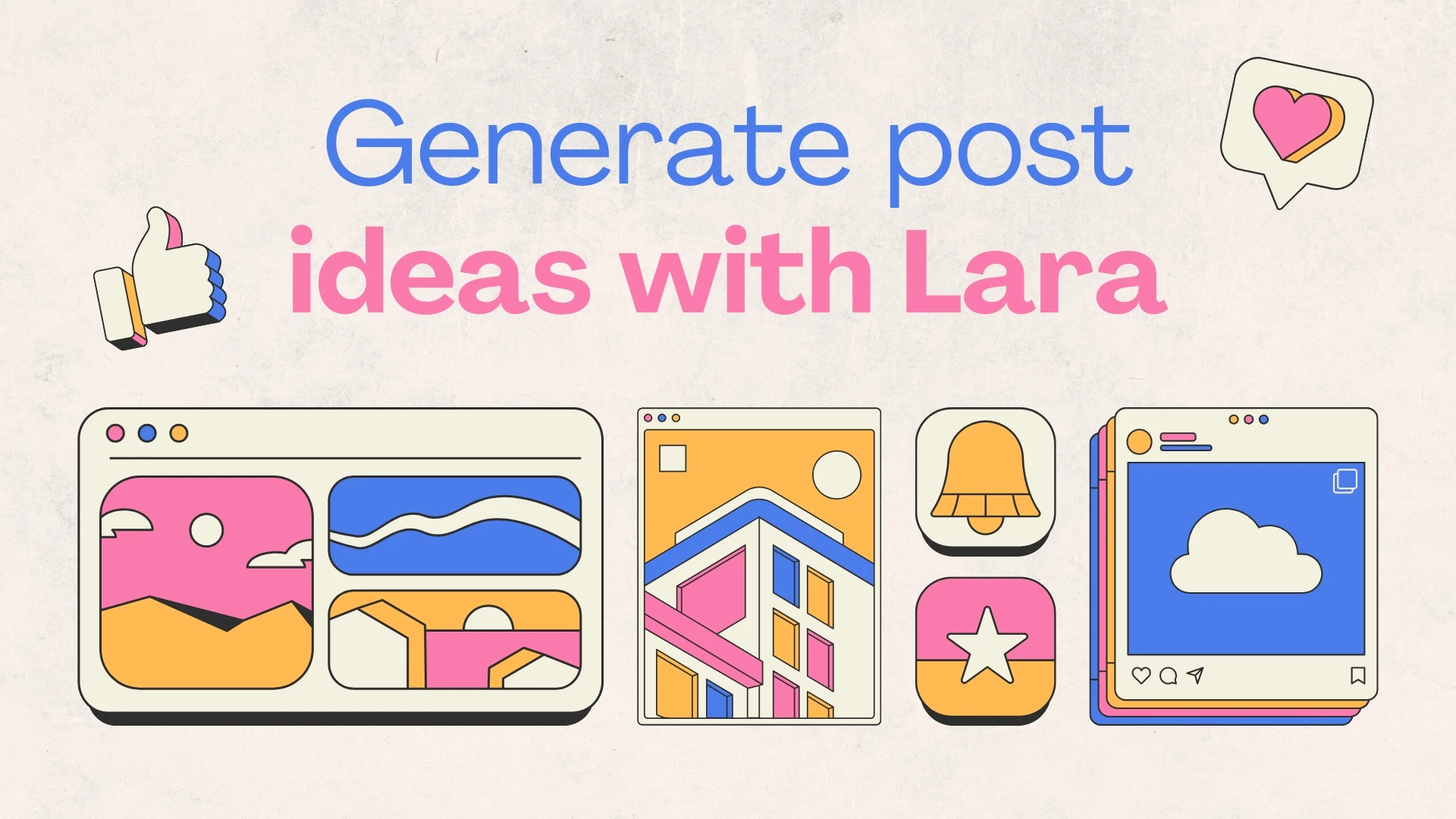 Social media post generator